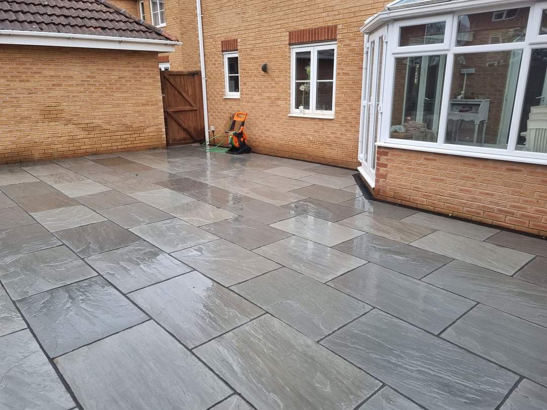 Bespoke painted shaker pantry cabinet with marble splashback, wine cooler and integrated coffee machine